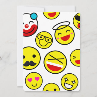Convites palhaço engraçado emojis