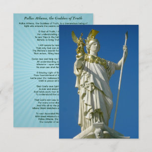 Convites Pallas Athena, a Deusa da Verdade