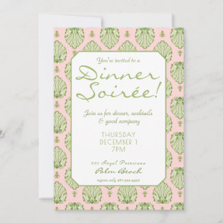 Convites Palm Beach Theme Invitation