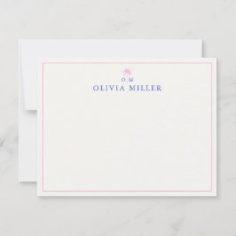 Convites Palm, Social Club aesthetic, note card