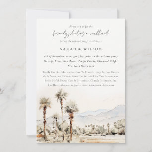 Convites Palm Springs Califórnia Paisagem Pós Casamento