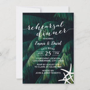 Convites Palma Tropical Deixa Estelar Ensaio De Casamento