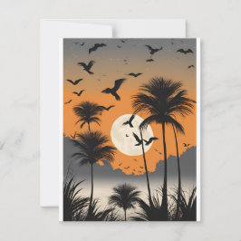 Convites Palmeiras - Spooky - Notecard Vazio