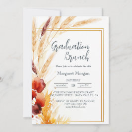 Convites Pampas Autumn Beige Bridal Brunch