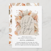 Pampas botânicas erva, terracota rústica moderna,