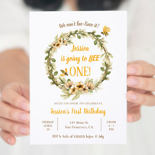 Convites Pampas Grass Pequeno Coelhinho Virando Um Aniversá