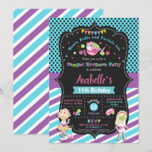 Pamper Sleepover Spa Party Birthday Blones Girls