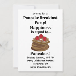 Convites Pancakes Breakfast Party