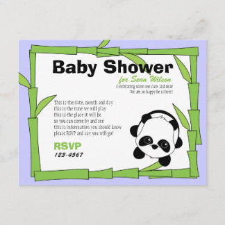 Convites Panda-Boo