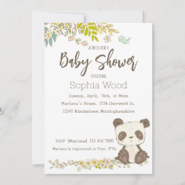 Convites Panda Invitation