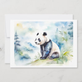 Convites Panda traz boa sorte