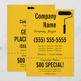 Convites Panflet Painter 5x7