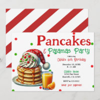 Panquecas de Natal e Festa de PJ's de Pijamas
