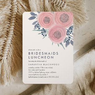 Convites Papagaios Blush Bridesmaids Luncheids Convocação