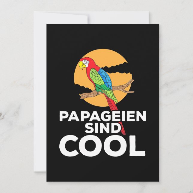 Convites Papagaios São Legais (Frente)