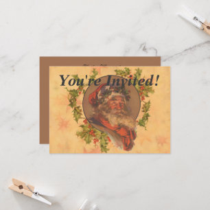 Convites Papai Noel Antigo Vitoriano Leyendecker