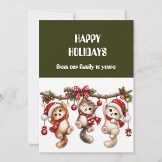 Convites Papai Noel Bonito Design de Natal Festivo de Féria