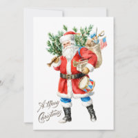 Papai Noel com Brinquedos e Tambor