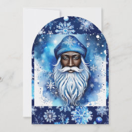 Convites Papai Noel de Azul 