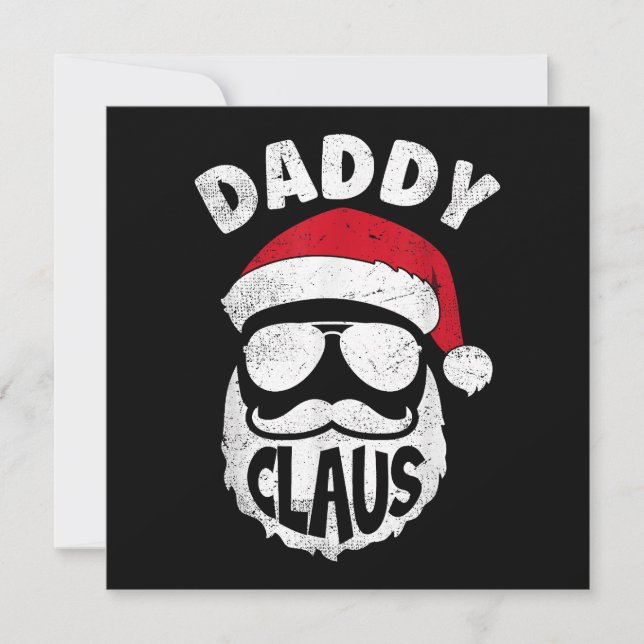 Convites Papai Noel Papai Noel Natal Engraçado Combinando P (Frente)