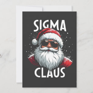 Convites Papai Noel Sigma Engraçado Gen Alpha Escola Secund