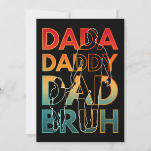 Convites Papai Papai Pai BRUH