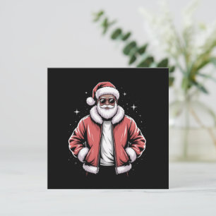 Convites Papais noeis Afro-Americanos Natal Pajama Legal Ne