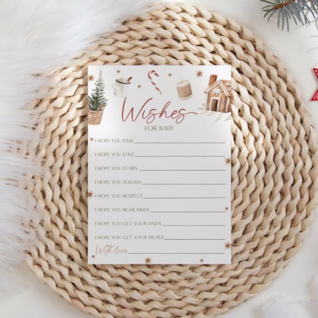 Convites Papais noeis Chás de fraldas Desejam Uma Placa Beb (Criador carregado)