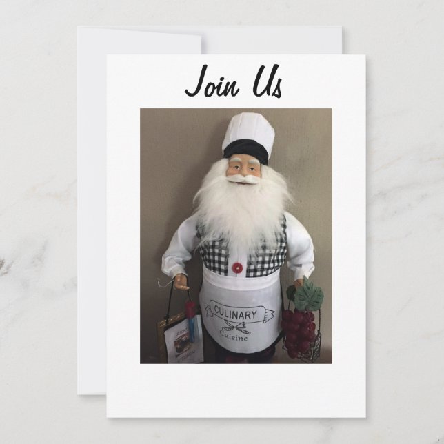 CONVITES PAPAIS NOEIS CHEF CONVIDA TODOS A SUA CRIANÇA A SE (Frente)