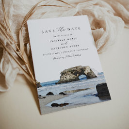 Convites PAPAIS NOEIS CRUZ Linha do Skyline da Costa da Cal