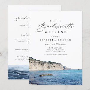 Convites Papais noeis de água Cruz California Beach Ocean