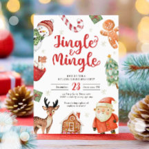 Papais noeis de Natal do Feriado Jingle e Mingle