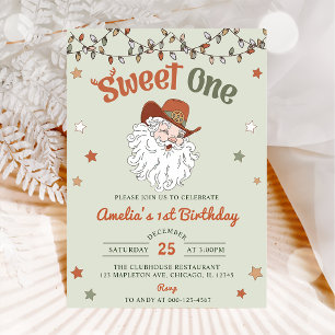 Convites Papais noeis de Natal Doce Uma Festa de aniversári