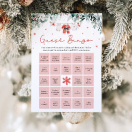 Convites Papais noeis de Natal Encontram o Chá de fraldas d