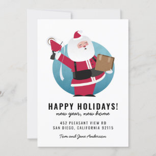 Convites Papais noeis felizes mudam com caixa