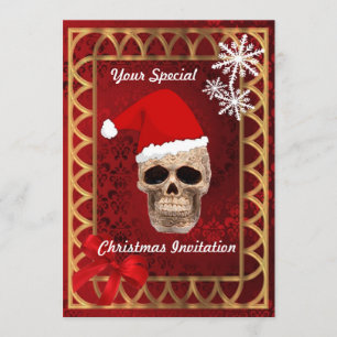 Convites papais noeis góticos engraçados, Natal