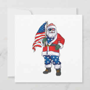 Convites Papais noeis Patrióticos Natal Americano 4 De Julh