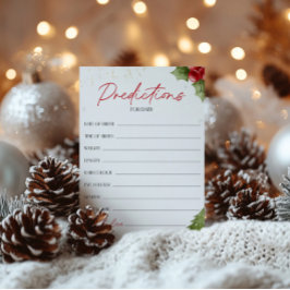 Convites Papais noeis Predições Do Chá de fraldas Para A Pl