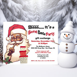 Convites Papais noeis Secretos Troca de Ofertas Afro-Americ