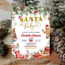 Papais noeis Vermelhos Chá de fraldas Floral de Na