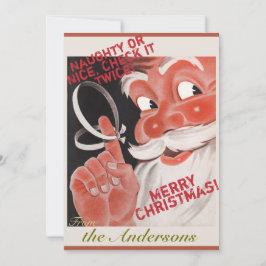 Convites Papais noeis Vintage 21 com Música de Natal