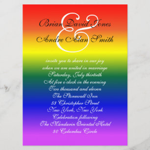 Convites papel básico do orgulho alegre do arco-íris LGBT