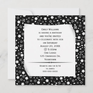 Convites Papel Curvo na Festa Floral de Impressão