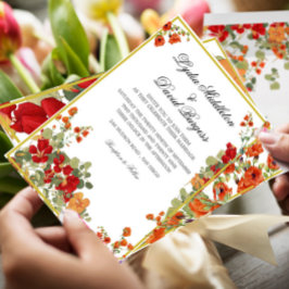 Convites Papel de carta Personalizado do Casamento Herdeiro