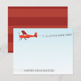 Convites Papel de Carta Pessoal de Faixa de Avião de Praia