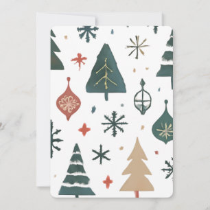 Convites Papel de embrulho de Natal escandinavo   Minimalis