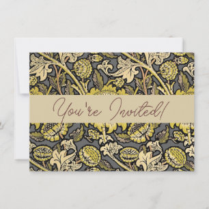 Convites Papel de parede floral William Morris Wey Artes Of
