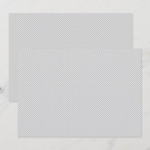 Convites Papel de Presente Cinza com Padrão de Natal Modern