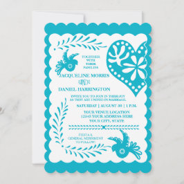 Convites Papel Picado Mexicano Fiesta Weding Banner Theme