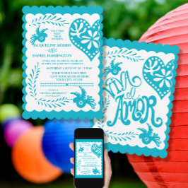 Convites Papel Picado Mexicano Fiesta Weding Banner Theme